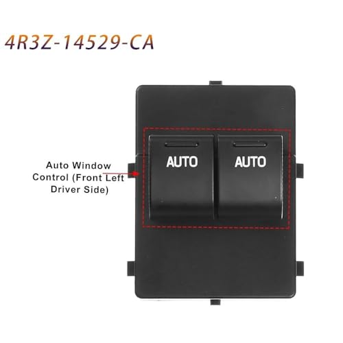 Commande lève-vitre Mustang 2005-2009 bouton de commutation avant gauche - 3