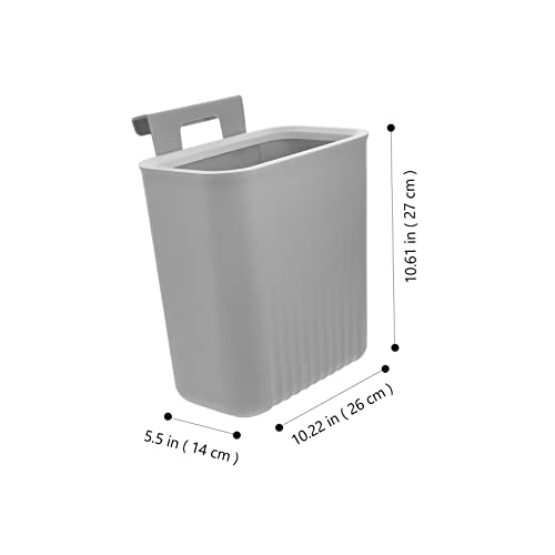Caneca de basura colgante para cabinet, gris miniatura 2