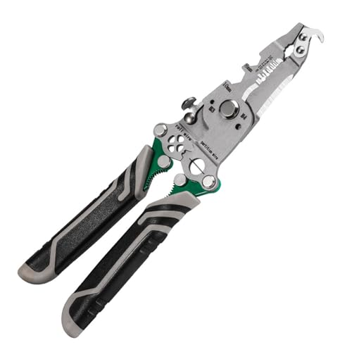 Alicates eléctricos esenciales 18 en 1 para requisitos de desbaste de alambre, trabajos de cableado eficientes automotrices, reparación del hogar, separador de alambre profesional