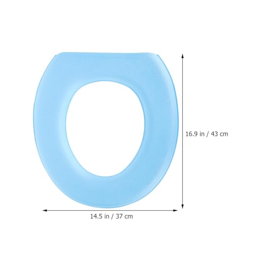Image of Balacoo Waterproof Warm EVA Toilet Cushion Pad Thickened Washable Bathroom Toilet Mat Set Versatile Fit for Standard and Elongated