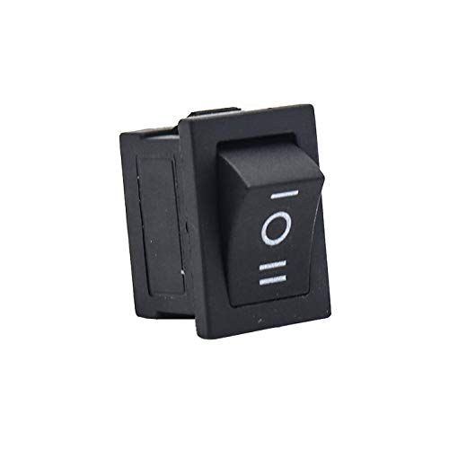 Image of Electronic Spices Pack of 5 Spdt On /Off /On Mini Black 3 Pin Rocker Switch Ac 6A /250V 10A /125V