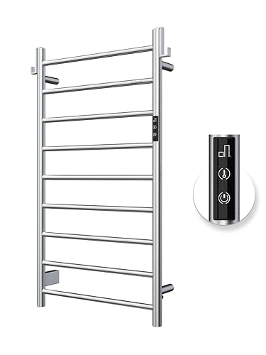 Z&Zhanle Heated Towel Rack for Bathroom,Wall Mounted Electric Towel Rack