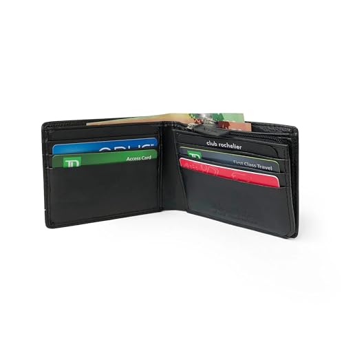 Slim Men Wallet With Zippered Pocket3