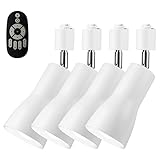 共同照明 4個セット ダクトレール用 スポットライト E26 LED電球60W形付き 調光調色 ホワイト SETGDE26W-A-9WCT-4B-Y リモコン付き レールライト ライティングバー用スポットライト ダクトレールライト