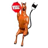 Hitch Critters 1049 Whoa Horsey Moving Ball Hitch Cover and Brake Light