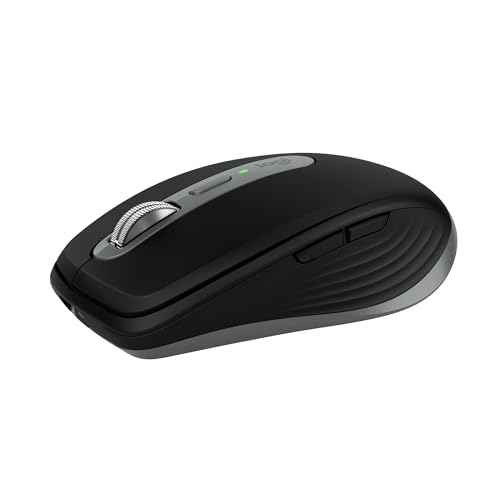 Logitech MX Anywhere 3S for Mac, Souris Bluetooth compacte sans Fil, 8 000 PPP sur Toute Surface, clics discrets, USB-C, Souris sans Fil pour MacBook Pro,...