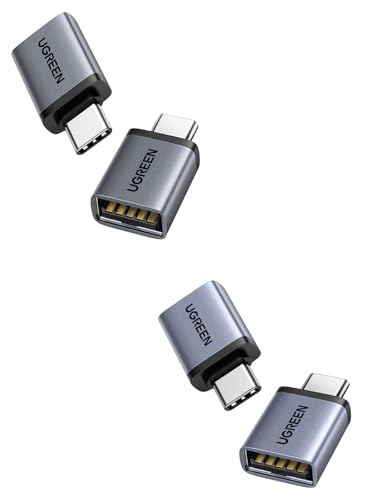 Image of UGREEN USB C to USB Adapter 10Gbps Aluminum OTG Cable
