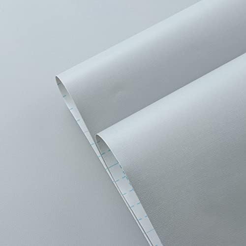 VANISA Sticky Back Plastic Grey Self Adhesive Wallpaper 40×500cm Peel and Stick Vinyl Wrap Removable Furniture Stickers for Walls Shelf Liner Table Door Living Room