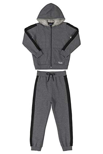 Conjunto Jaqueta e Calça Meninos Quimby, Cinza, 14