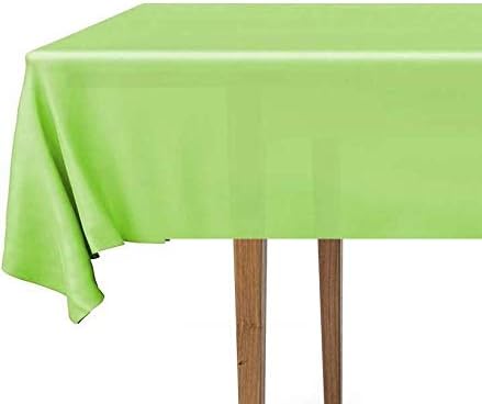 Miniatura 3 de DecorRack 2 manteles rectangulares de plástico sin BPA, 54 x 108 pulgadas, manteles rectangulares para mesa de comedor, fiestas, pícnic, campamento