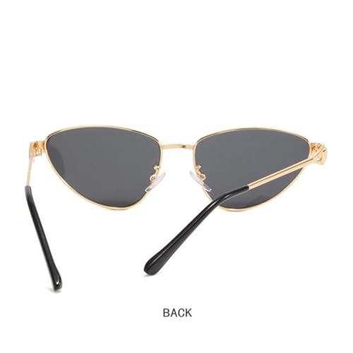 Vintage Metal Cat Eye Sunglasses Women Retro Small Frame triangle Sun Glasses Female Eyewear Shades for Lady4