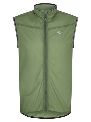 Ziener Herren NOWIG Windweste - Fahrrad|Mountainbike|Outdoor - winddicht,atmungsaktiv,wasserabweisend, crocodile, 52