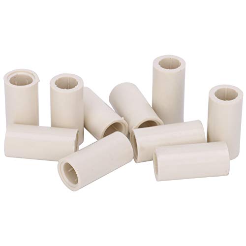 Akozon Billiard Pool Ferrules 12mm OD White Fiber Repair Tubes (12MM 1
