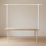 Beyeutao Over The Table Rod Stand with Clamps White Table Balloon Arch 16