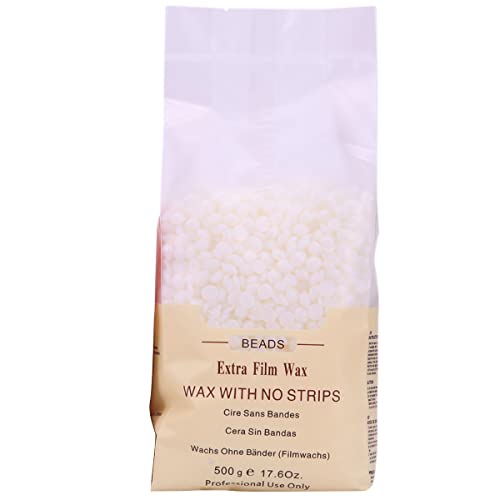 Landyta hard wax beans 500g 脱毛ワックス ハードワックス ブラジリアンワックス 顔 鼻 全身脱毛 (ホワイト)（Amazon）