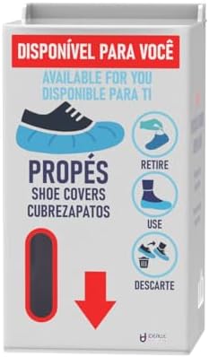 Dispenser EPI's Propés Descartáveis 22 cm - Idealle Acrilicos