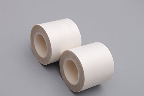 Image of 1Roll 1 inchx10m White PTFE Teflon Tape Nonstick Tape 500℉ High-Temp Fiberglass Adhesive Tape