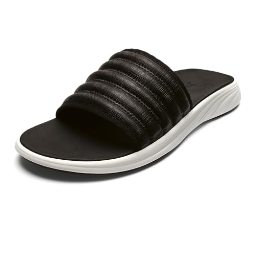 Image of OluKai Komo Men's Slide Sandals, Water-Friendly Shoe with Cushioned Strap, All-Day Comfort & Support