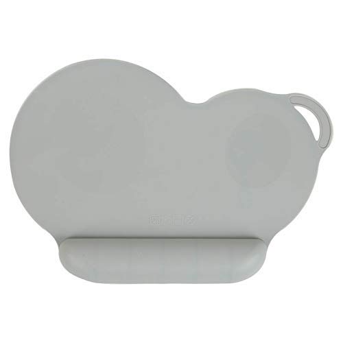 Ubersweet® Imported ace S Resis t Baby Tod r Plate Ta Porta BPA Free (Grey) H2W1