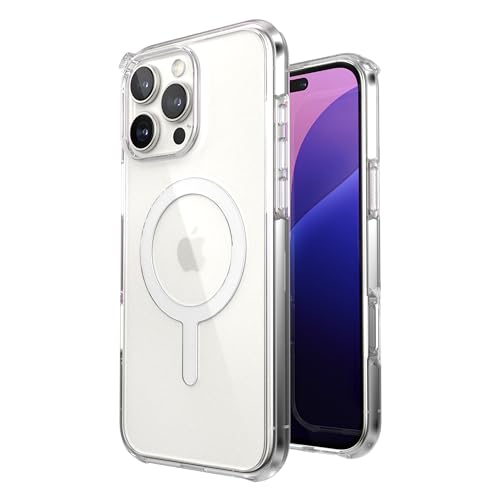 Coque magnétique iPhone 16 Pro Max transparente avec protection chute