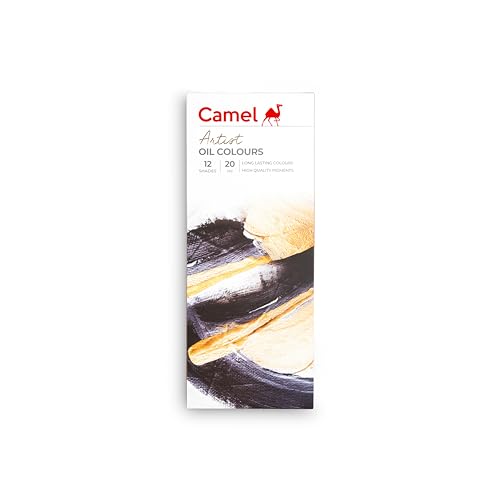 Camel Artist'S Oil Color Box - 20Ml Tubes, 12 Shades
