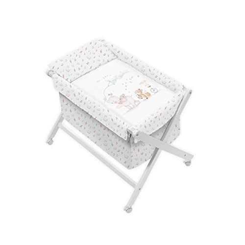 Interbaby - Cuna en X Music & Friends, color rosa