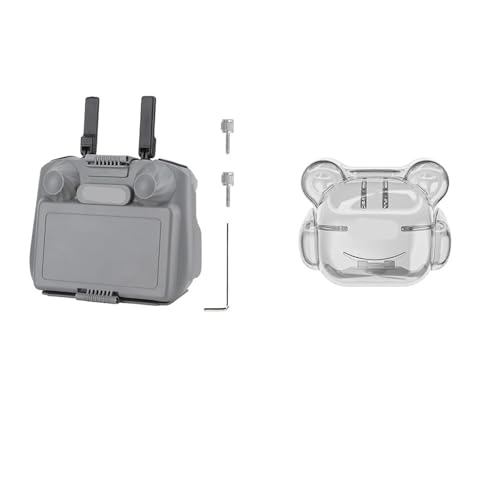 互換性がありますDJI 2-in-1 リモートコントローラー用サンフード&カバー、RC 2、Mavic、Mini、Airモデル用シェル付きアンチグレアサンシェード(Combo 6)