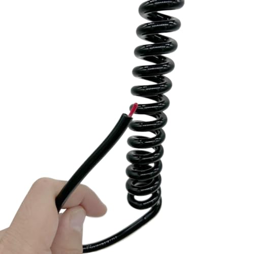 Cable de alimentación telescópico de 3 núcleos negro con 4 metros de extensión 2