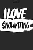  Snowkite Notizbuch: 100 Seiten  Kariert  Team Winter Wintersport Kitesailing Geschenk Kite Kiten Schnee Snowkiten Kiter