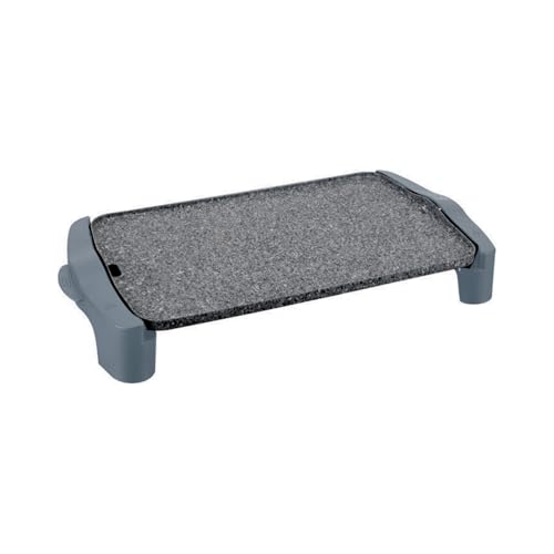 JATA GR600AM - Plancha de Asar Eléctrica 2500W 50x28 cm, Grill Eléctrico Antiadherente Granite, Resistencia Magic, Libre PFOA, Cocina Saludable