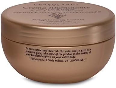 L'Erbolario Smoothing and Brightening After Sun Body Cream - Delivers Elasticity to Skin - Helps Relieve Skin of Redness - Provides Radiant Appearance - Infused with Mango Oil - Paraben Free - 6.7 oz