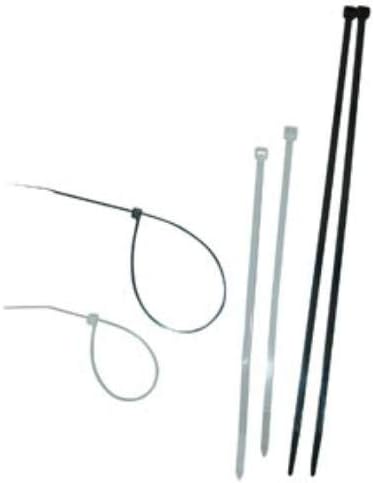 ATD Tools 20418 Black 18" 25-Piece UV Stabilized Nylon Cable Tie