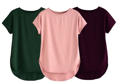 Image of Fabricorn Stylish Plain Up and Down Cotton Tshirt for Women