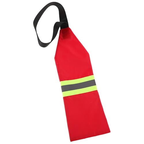 PAMINGONO Safety Travel Flag Reflective Tape for Kayak Boat Trailer High Visibility Red Warning Flag for Overhanging Loads Easy Installation for