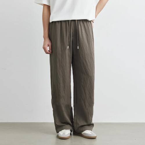 Summer Japanese Straight Wide Leg Pants Summer Lightweight Loose Sports Casual Trousers4