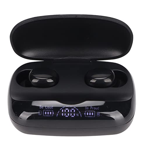 Auriculares de Botón Inalámbricos de de BT, Auriculares Ergonómicos con Cancelación de Ruido para Entusiastas de los Deportes