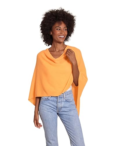 Image of CLAUDIA NICHOLE Womens 100% Cashmere Dress Topper - Cashmere Poncho Wrap