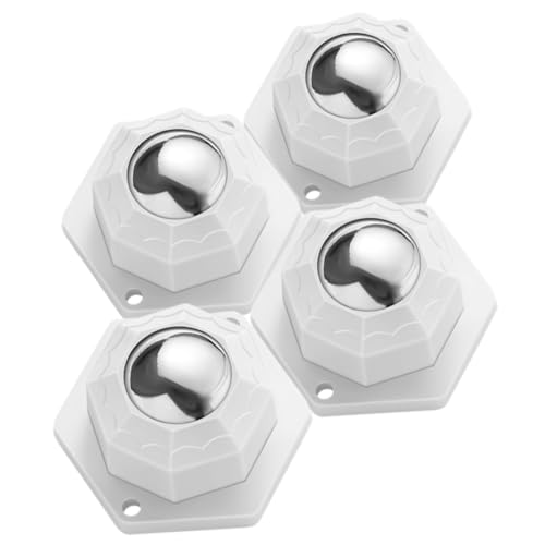 CRILSTYLEO 4 Piezas Ruedas Universales Carro De Ruedas Decoración Del Coche Ruedas De Carro Ruedas Para Lavadora Ruedas Giratorias Rueda De Puerta Rodillo De Electrodomésticos Nylon