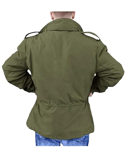 John Rambo M65 Military US Army Olive Green Cotton Coat Jacket Sylvester Stallone2