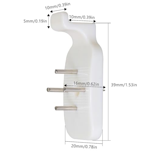 Image of 20PCS Traceless Nail Hooks Lightning Solid Reinforced Picture Frame Wall Nails Hidden Hanging Invisible Hooks Hook Installation Fasteners for Brick Walls Concrete Walls Sticker Walls