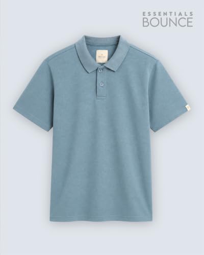 Image of WROGN Men's Cotton Blend Polo T-Shirt | Solid | Regular Fit
