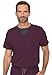 Med Couture Men’s Scrub Set Cadence One Pocket Top MC7478 & Bowen Jogger Stretchy, Ultra Soft & Easy Care Uniform MC7777, Wine, XL Top/XL Pant