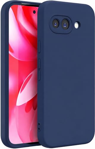 Image of FIRST MART Matte Silicone Back Cover for Google Pixel 10A - Blue