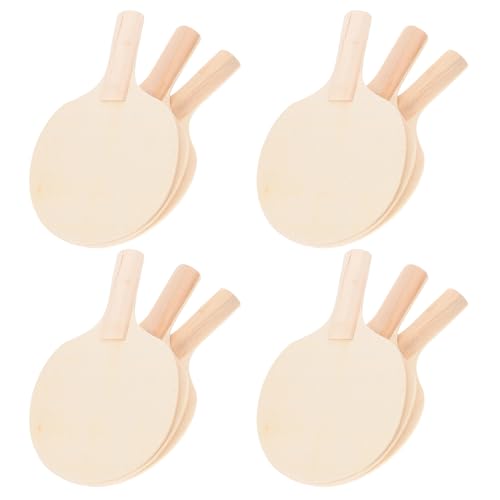 Raquettes de tennis de table en bois brut pour occuper les enfants intelligemment