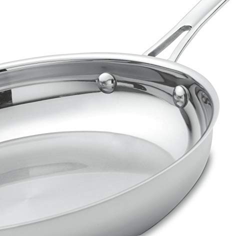 Cuisinart Pentola In Acciaio Inox Contour Da 12 Quart | Con Coperchio In Vetro Temperato | Base In Alluminio | Adatta A Tutte Le Superfici, Incluse Induzione