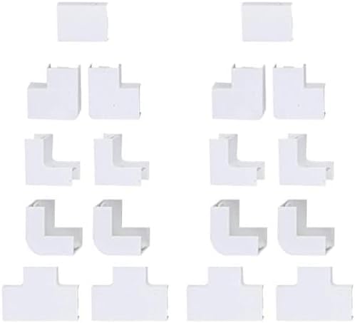 SimpleCord - Paquete de 9 accesorios de conexión de cable para kit corrector de cables ASIN B01JKO8724 Gestión de cables para televisores de