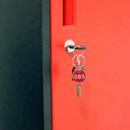 EXQUIMEUBLE �T�E�i�p���[�^�O �A���~�������ԍ��t��ID�^�O 100�Z�b�g �����O�t�����ړI�ԍ��D �� ���b�J�[�����������s�p�A�N�Z�T���[