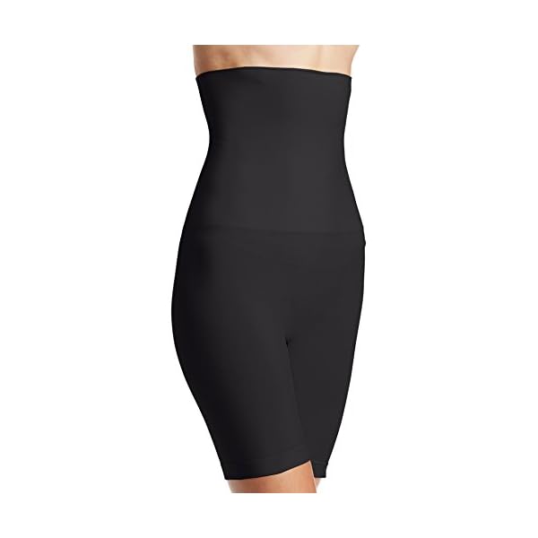 Yummie-Womens-Cleo-Seamless-High-Waist-Shaping-Short Yummie Women's Plus Size Cleo Seamless High Waist Shaping Short, Black, Large/X-Large