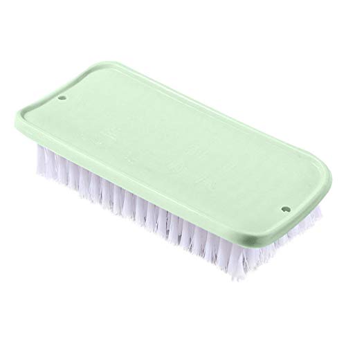JYC/Under 10 | Soft Wool Shoes Brush Laundry Brush Shoes Household Plastic Cleaning Brush (Green)