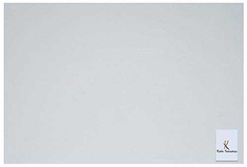 Image of Kuber Industries 3 Pieces PVC Refrigerator /Fridge Multipurpose Drawer Mat Set(White)-CTKTC032245